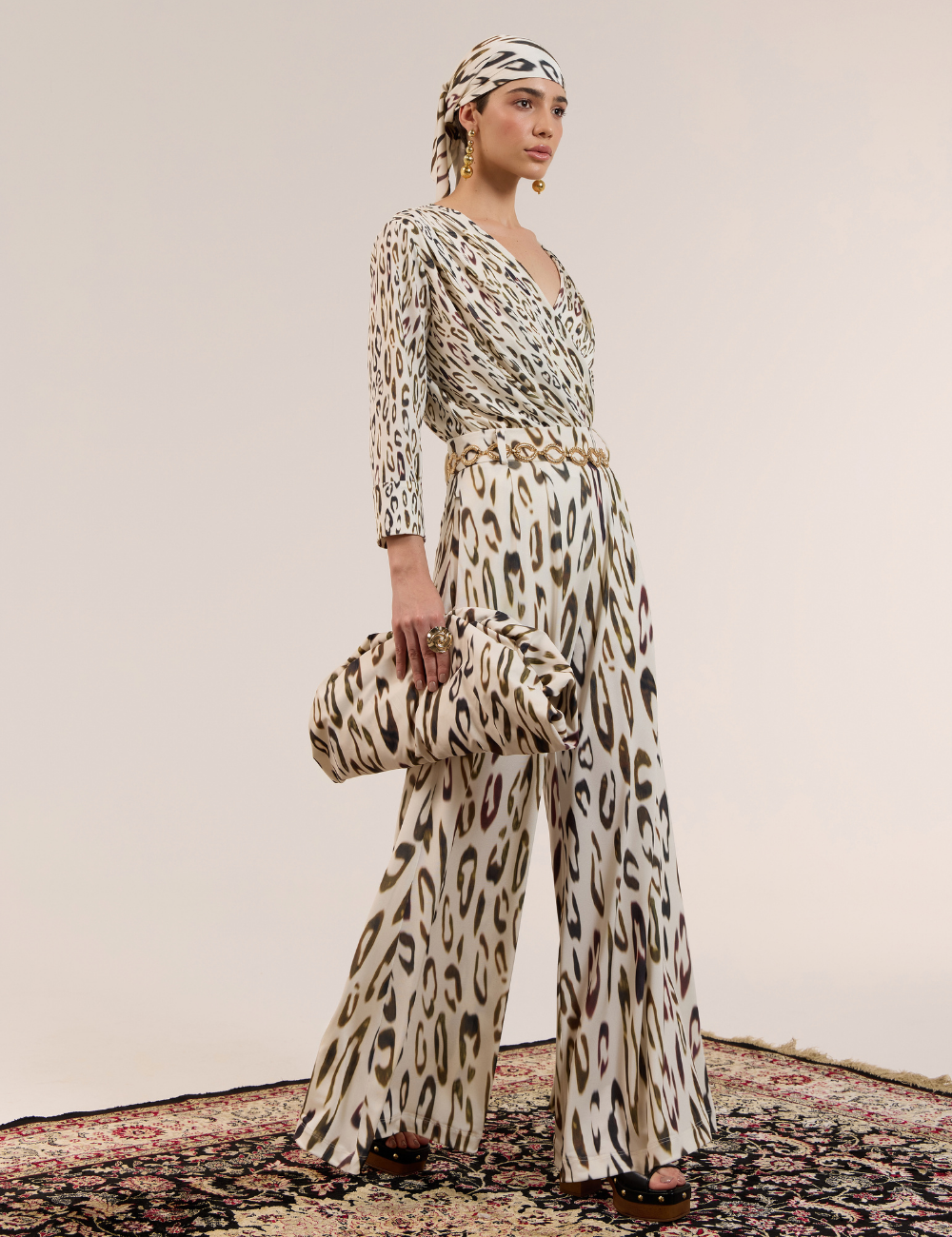 Body Animal Print em Jersey