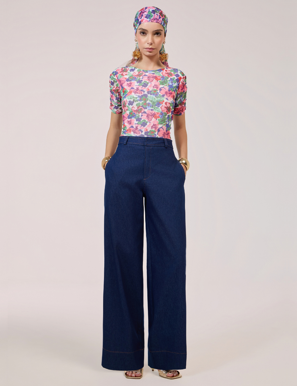 Calça Reta Jeans
