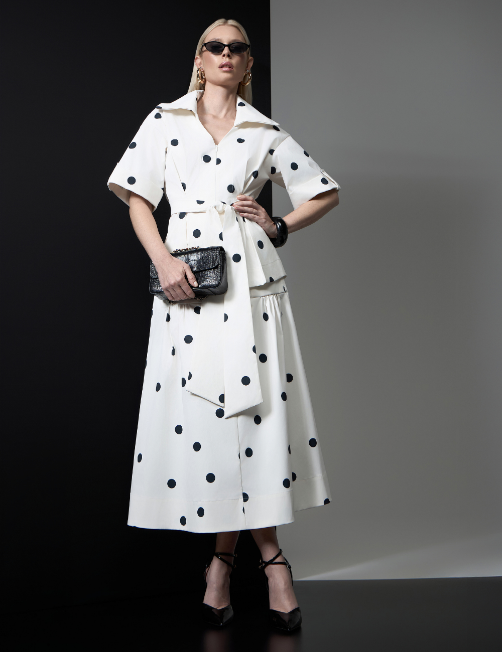 Saia Midi de Poás Off White