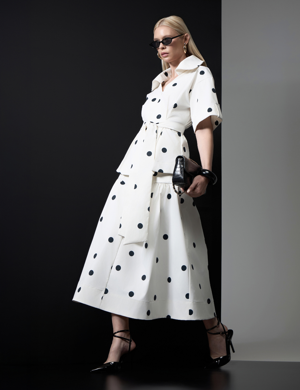 Saia Midi de Poás Off White