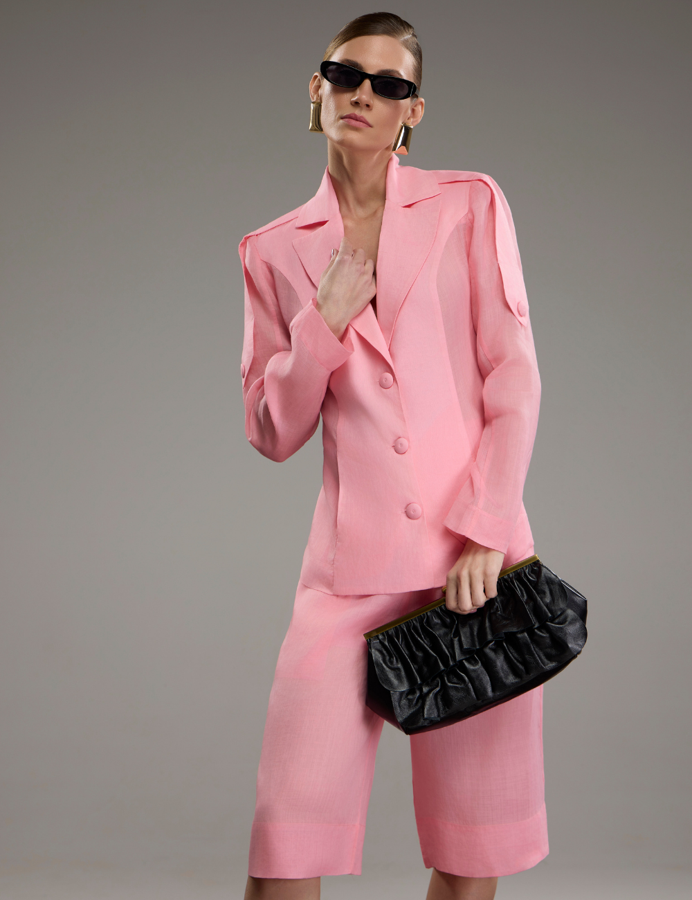 Blazer Rosa em Rami