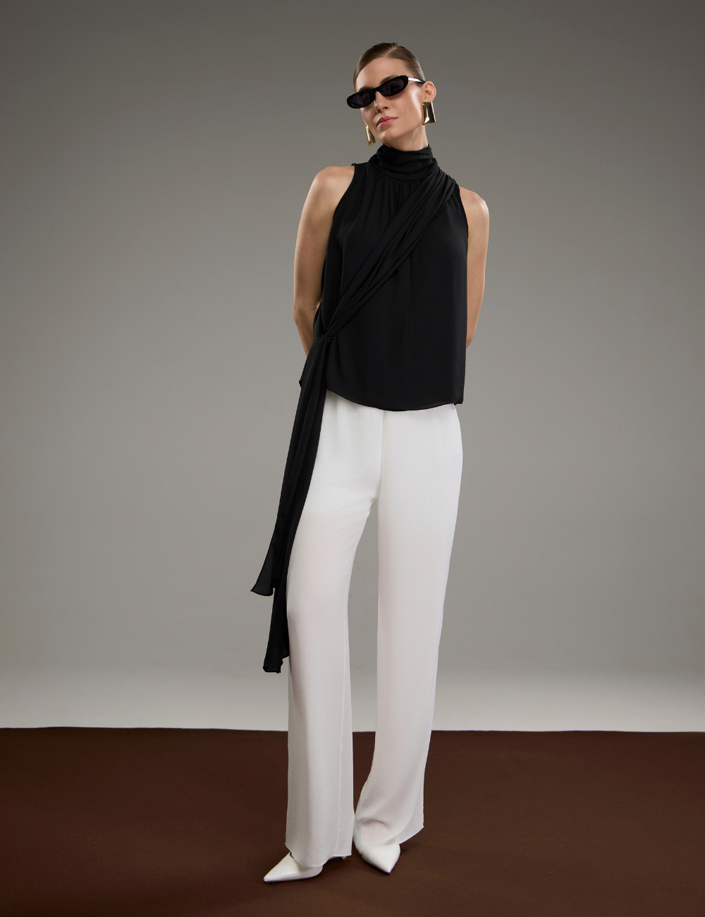 Calça Reta Off White