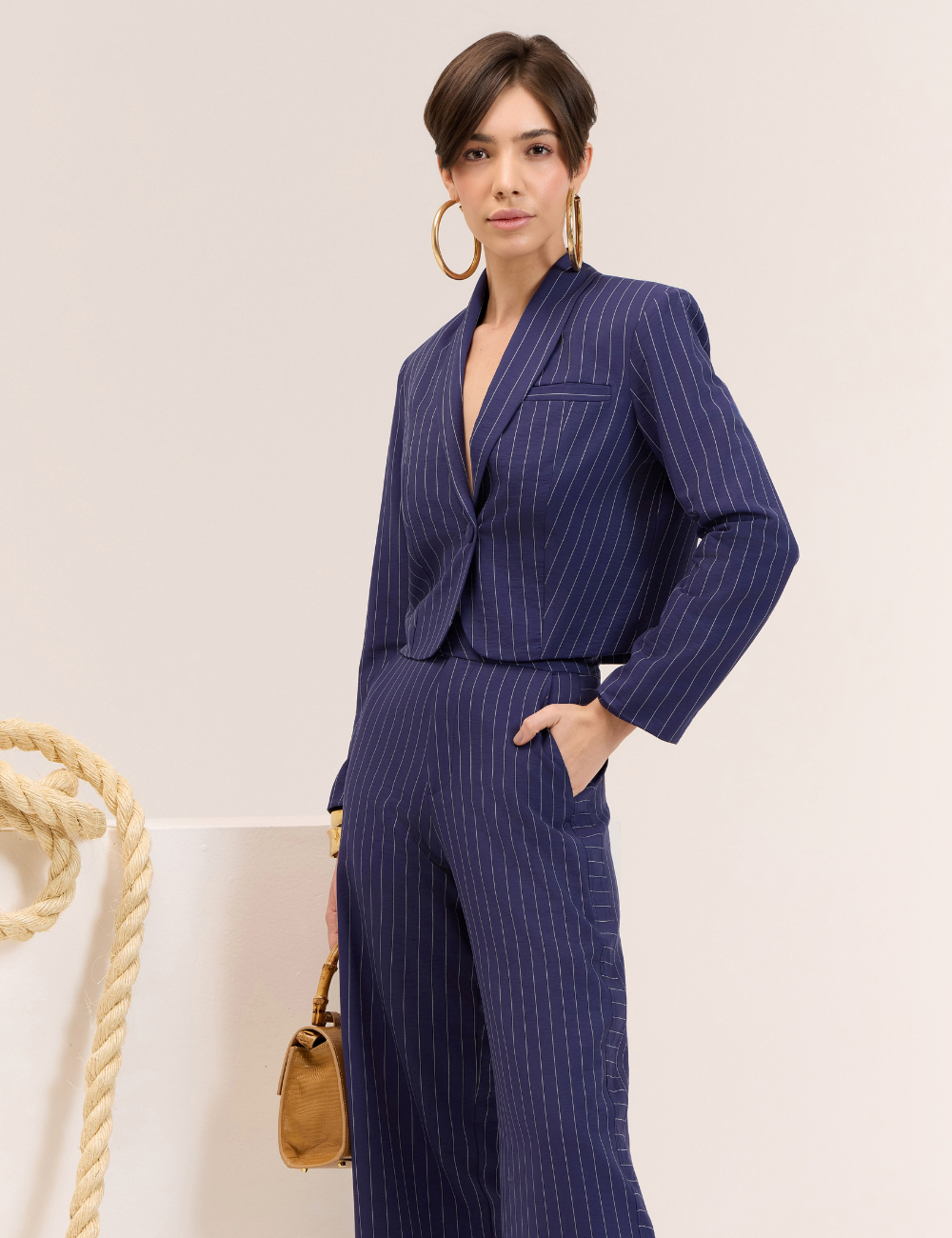 Conjunto Azul Risca de Giz