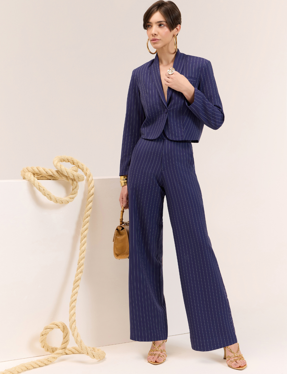 Conjunto Azul Risca de Giz