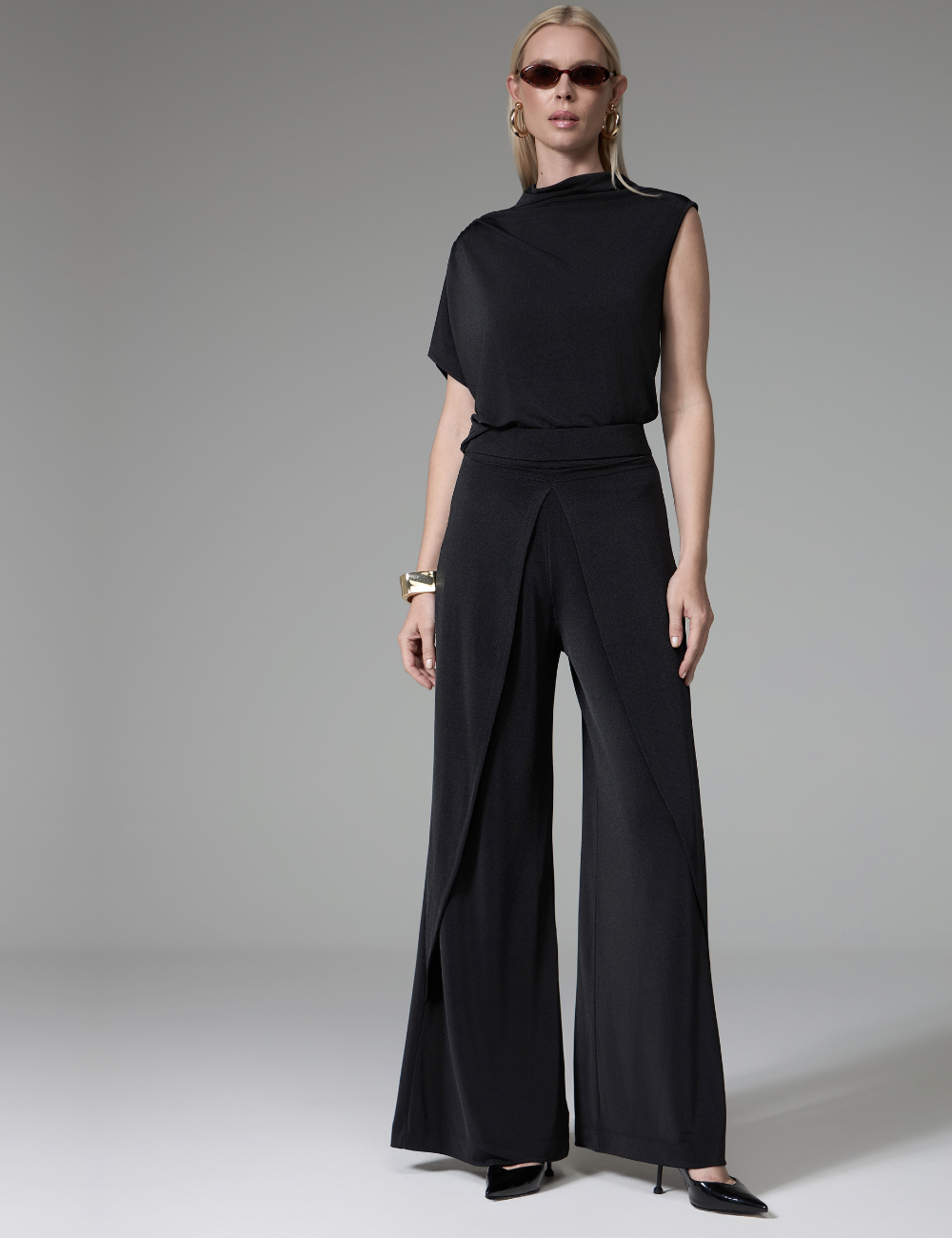 Conjunto Preto em Jersey