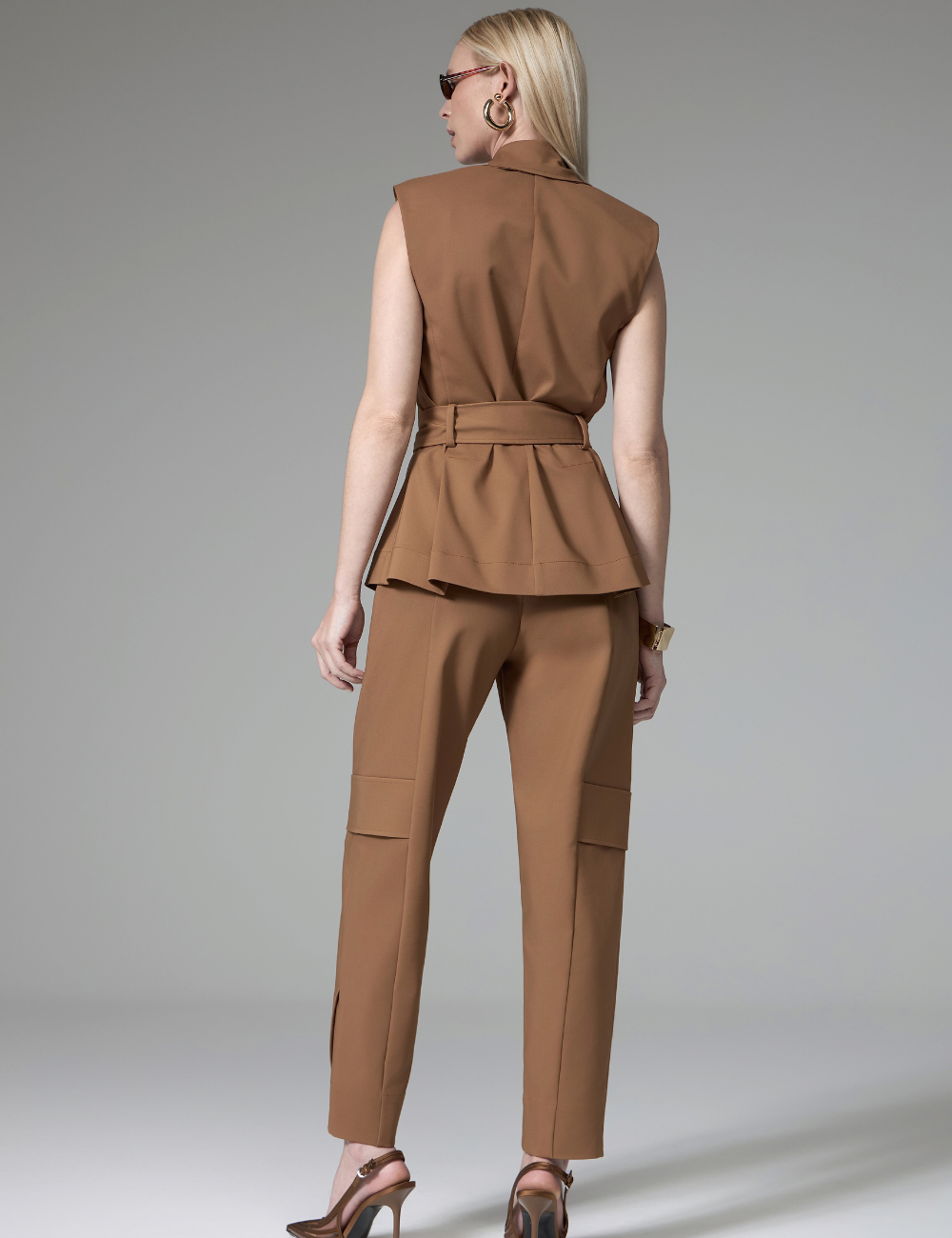 Calça Cenoura Marrom