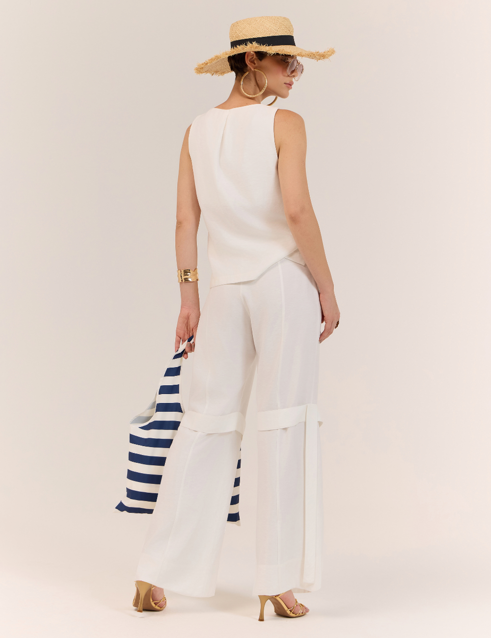 Conjunto Off White com Tiras