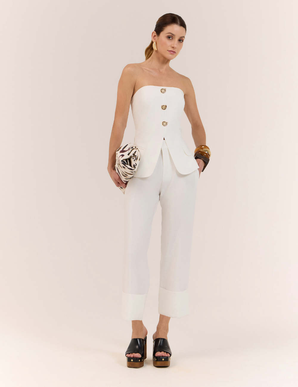 Conjunto Off White sem Alças