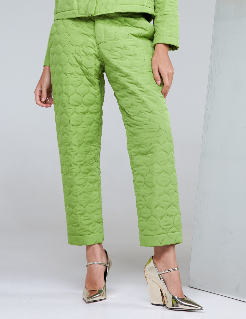 Calça Verde em Matelassê