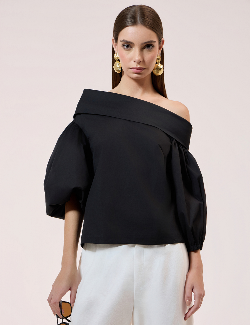 Blusa Balonê Preta