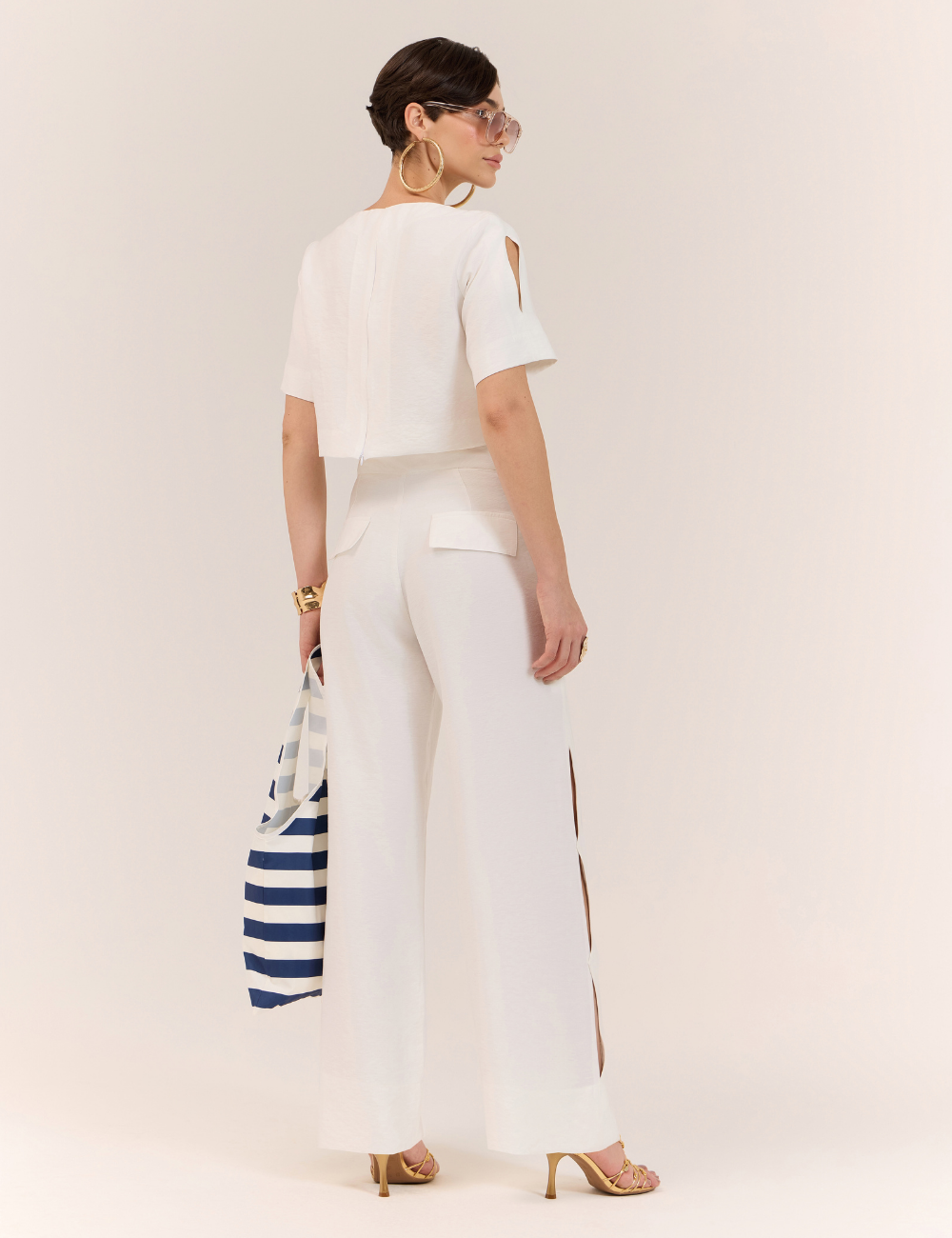 Conjunto Off White Assimétrico